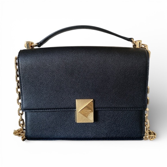 kate spade New York ♠️ Deco Pebbled Leather Chain Shoulder Bag - Picture 4 of 14